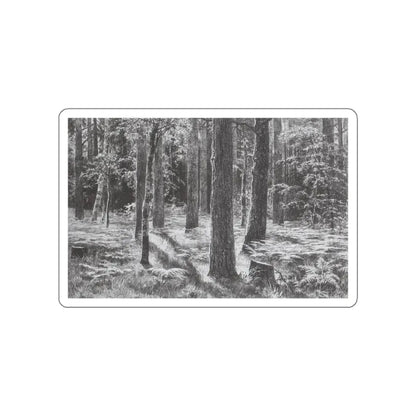SHISKIN, Ivan Ivanovich - fern. 1886 (Artwork) STICKER Vinyl Die-Cut Decal White Die-Cut 6 Inch - The Sticker Space