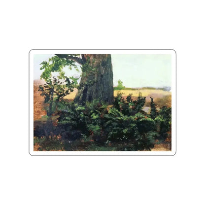 SHISKIN, Ivan Ivanovich - Ferns 16 (Artwork) STICKER Vinyl Die-Cut Decal White Die-Cut 2 Inch - The Sticker Space