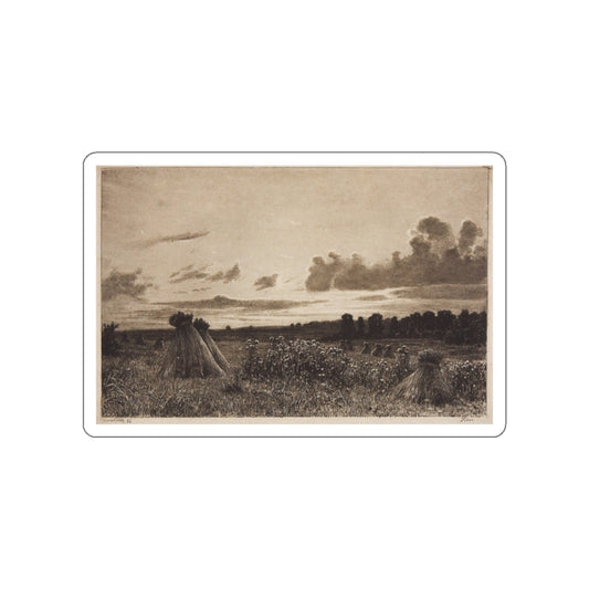 SHISKIN, Ivan Ivanovich - Field. 1886 (Artwork) STICKER Vinyl Die-Cut Decal-White-The Sticker Space