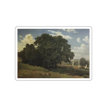 SHISKIN, Ivan Ivanovich - For the church fence. Balaam 1867 (Artwork) STICKER Vinyl Die-Cut Decal - The Sticker Space