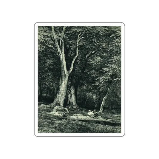 SHISKIN, Ivan Ivanovich - Forest. 1869 2 (Artwork) STICKER Vinyl Die-Cut Decal White Die-Cut 2 Inch - The Sticker Space