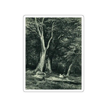 SHISKIN, Ivan Ivanovich - Forest. 1869 2 (Artwork) STICKER Vinyl Die-Cut Decal White Die-Cut 3 Inch - The Sticker Space