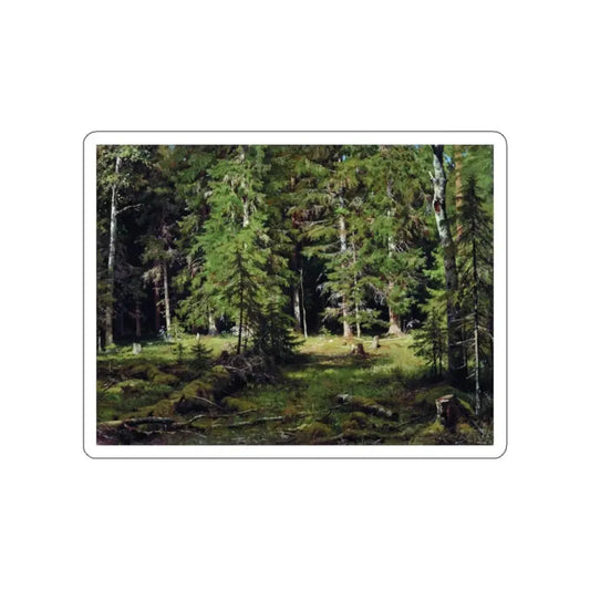 SHISKIN, Ivan Ivanovich - Forest. 1880 (Artwork) STICKER Vinyl Die-Cut Decal White Die-Cut 2 Inch - The Sticker Space