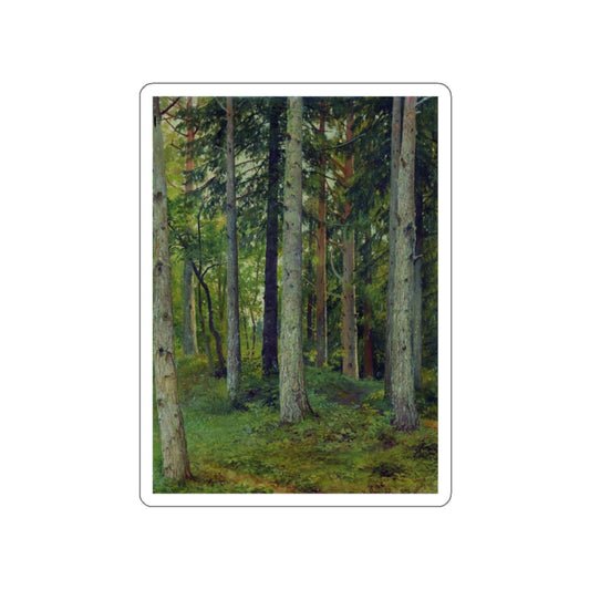 SHISKIN, Ivan Ivanovich - Forest 1897 (Artwork) STICKER Vinyl Die-Cut Decal-White-The Sticker Space