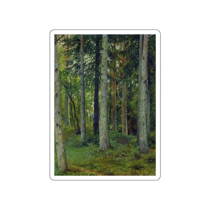 SHISKIN, Ivan Ivanovich - Forest 1897 (Artwork) STICKER Vinyl Die-Cut Decal White Die-Cut 6 Inch - The Sticker Space
