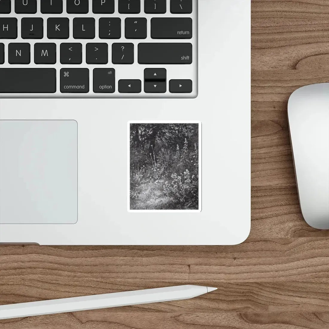 SHISKIN, Ivan Ivanovich - Forest flowers. 1873 (Artwork) STICKER Vinyl Die-Cut Decal - The Sticker Space