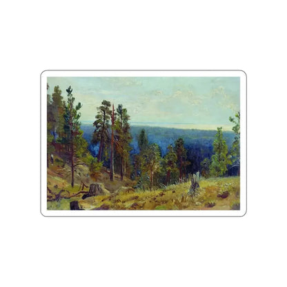 SHISKIN, Ivan Ivanovich - Forest gave (Artwork) STICKER Vinyl Die-Cut Decal White Die-Cut 3 Inch - The Sticker Space