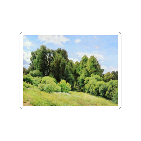 SHISKIN, Ivan Ivanovich - Forest Glade (Polyanka) 1897 (Artwork) STICKER Vinyl Die-Cut Decal-White-The Sticker Space