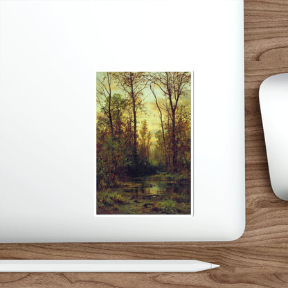 SHISKIN, Ivan Ivanovich - Forest plant. Autumn (Artwork) STICKER Vinyl Die-Cut Decal-The Sticker Space