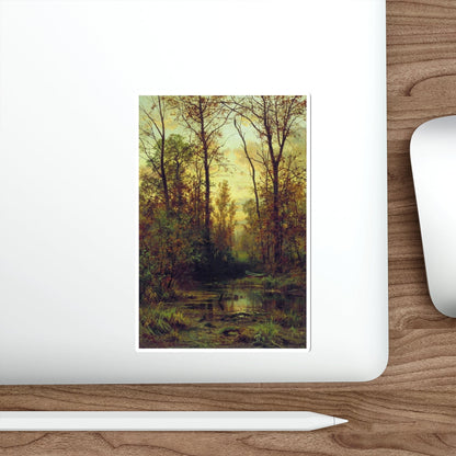 SHISKIN, Ivan Ivanovich - Forest plant. Autumn (Artwork) STICKER Vinyl Die-Cut Decal-The Sticker Space