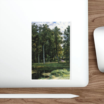 SHISKIN, Ivan Ivanovich - Forest road 1897 (Artwork) STICKER Vinyl Die-Cut Decal-The Sticker Space