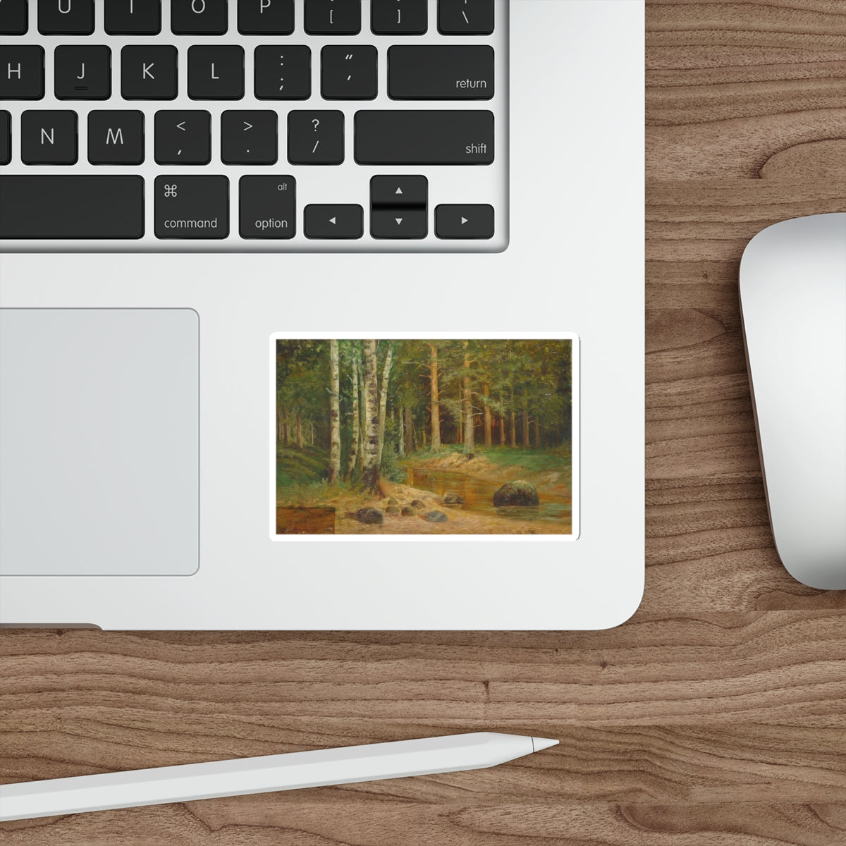 SHISKIN, Ivan Ivanovich - Forest Stream 2 (Artwork) STICKER Vinyl Die-Cut Decal-The Sticker Space