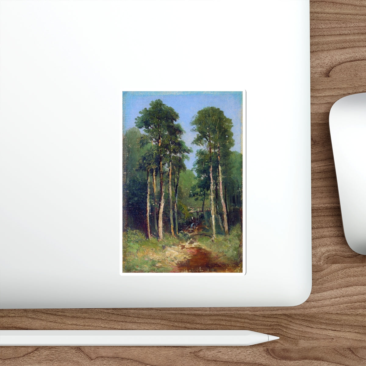 SHISKIN, Ivan Ivanovich - Forest Stream (Artwork) STICKER Vinyl Die-Cut Decal-The Sticker Space