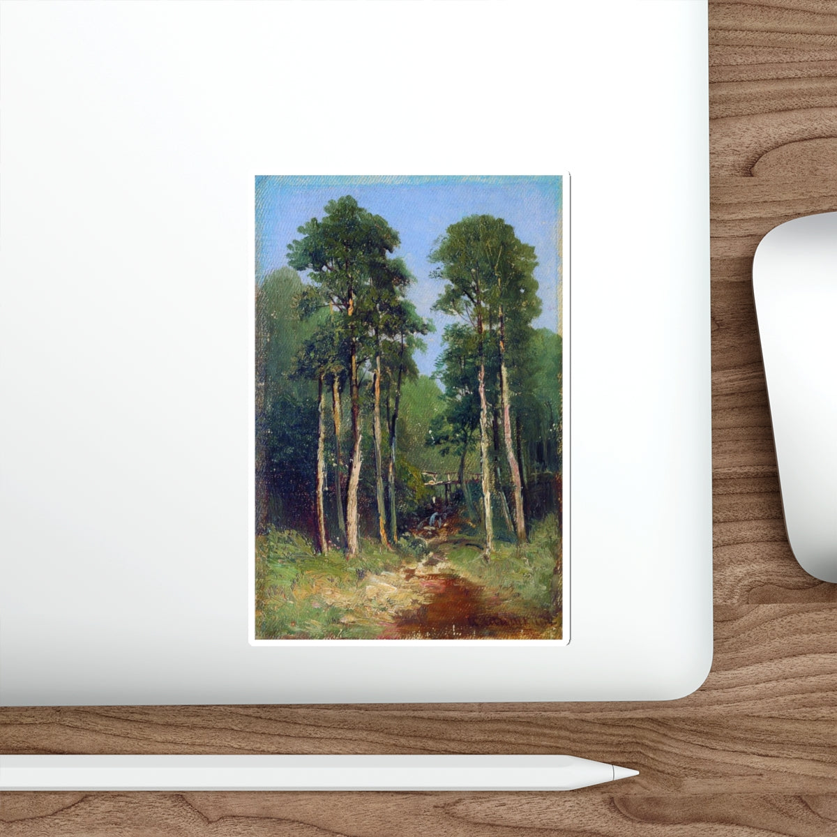 SHISKIN, Ivan Ivanovich - Forest Stream (Artwork) STICKER Vinyl Die-Cut Decal-The Sticker Space