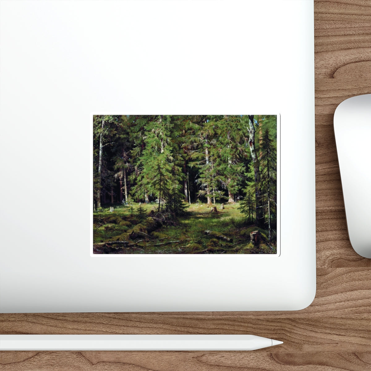 SHISKIN, Ivan Ivanovich - Forest. 1880 (Artwork) STICKER Vinyl Die-Cut Decal-The Sticker Space