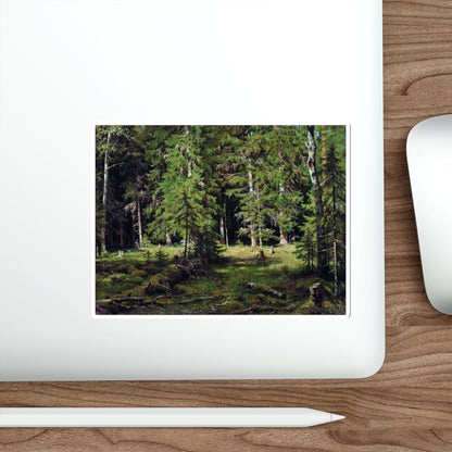 SHISKIN, Ivan Ivanovich - Forest. 1880 (Artwork) STICKER Vinyl Die-Cut Decal-The Sticker Space