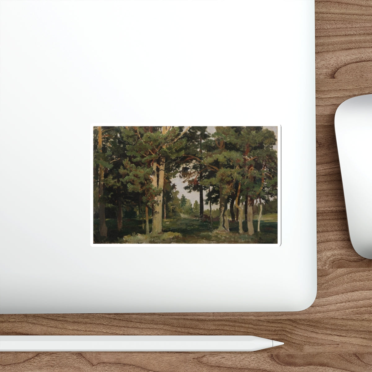 SHISKIN, Ivan Ivanovich - Forest. 1893. Etude (Artwork) STICKER Vinyl Die-Cut Decal-The Sticker Space