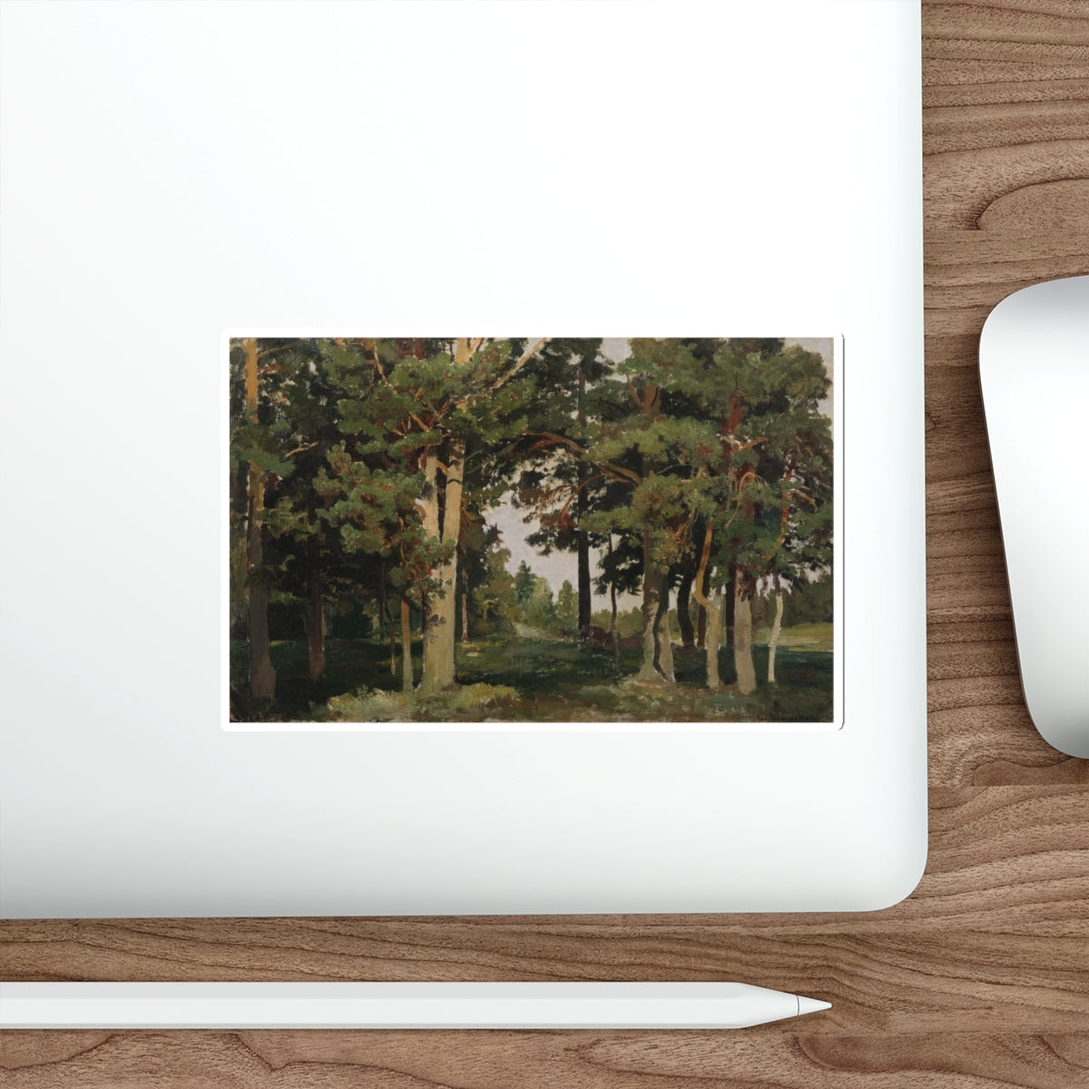 SHISKIN, Ivan Ivanovich - Forest. 1893. Etude (Artwork) STICKER Vinyl Die-Cut Decal-The Sticker Space