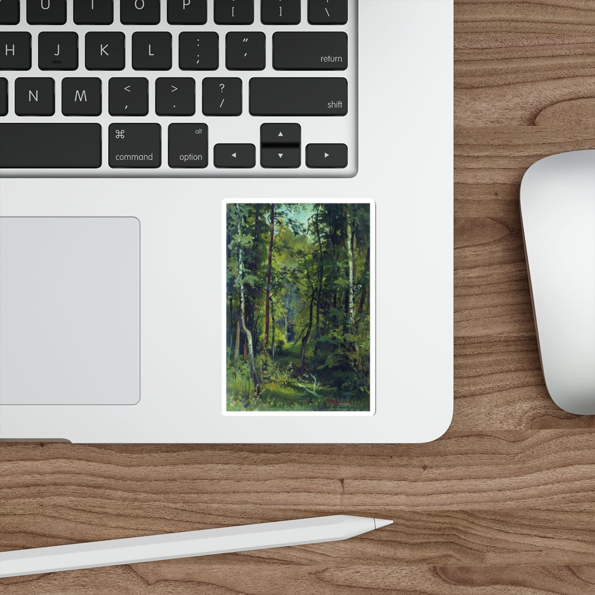 SHISKIN, Ivan Ivanovich - Forest. Etude 27 (Artwork) STICKER Vinyl Die-Cut Decal-The Sticker Space