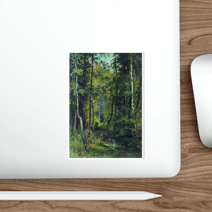 SHISKIN, Ivan Ivanovich - Forest. Etude 27 (Artwork) STICKER Vinyl Die-Cut Decal-The Sticker Space