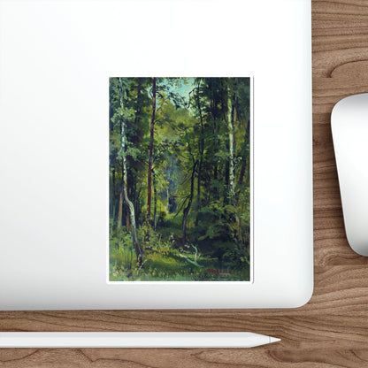 SHISKIN, Ivan Ivanovich - Forest. Etude 27 (Artwork) STICKER Vinyl Die-Cut Decal-The Sticker Space