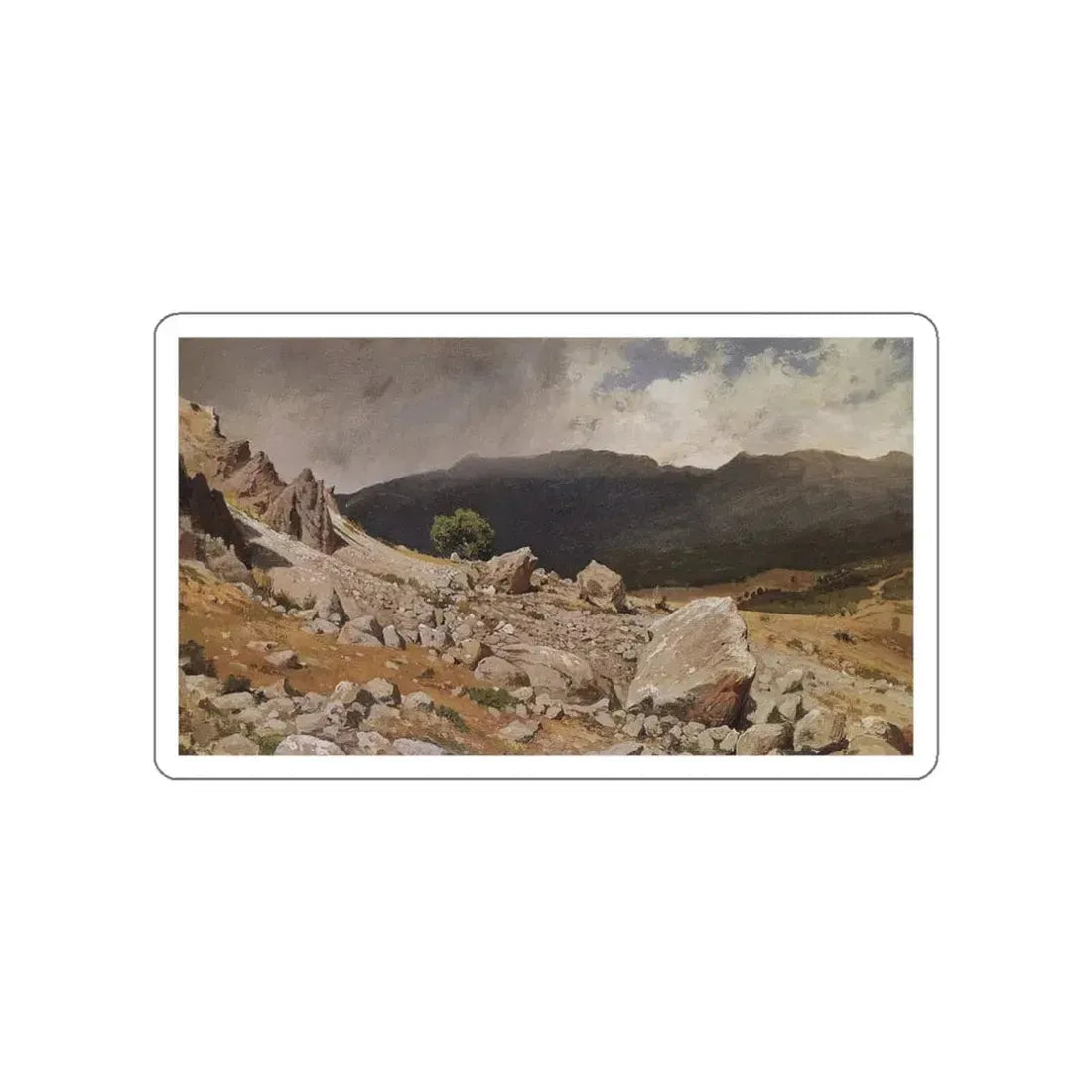 SHISKIN, Ivan Ivanovich - From neighborhoods Gurzuf 1879 (Artwork) STICKER Vinyl Die-Cut Decal White Die-Cut 3 Inch - The Sticker Space