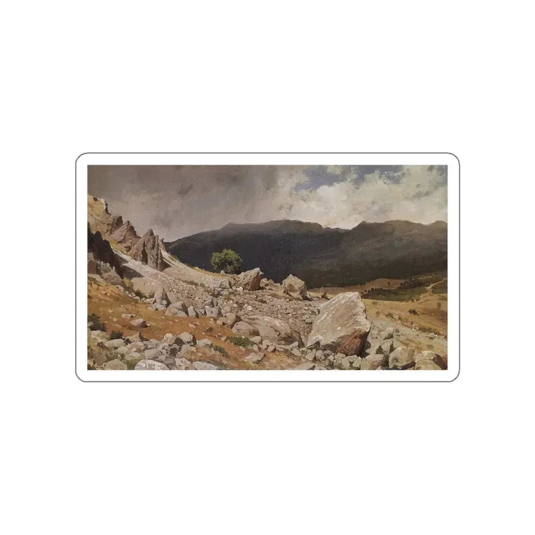 SHISKIN, Ivan Ivanovich - From neighborhoods Gurzuf 1879 (Artwork) STICKER Vinyl Die-Cut Decal White Die-Cut 5 Inch - The Sticker Space