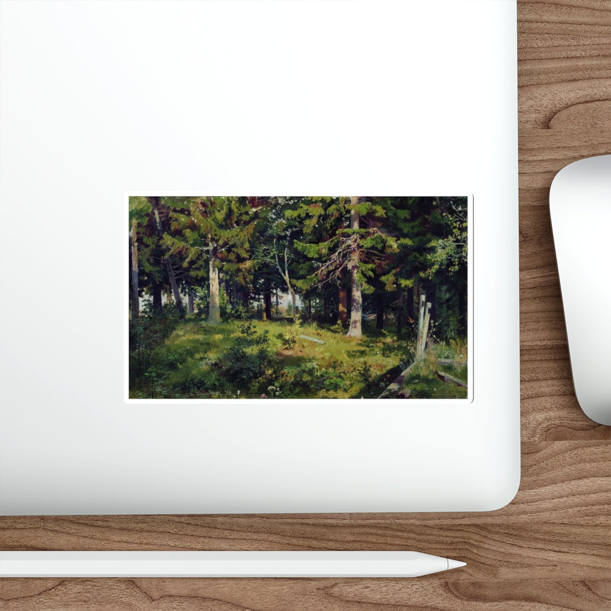 SHISKIN, Ivan Ivanovich - Glade 1889 (Artwork) STICKER Vinyl Die-Cut Decal-The Sticker Space