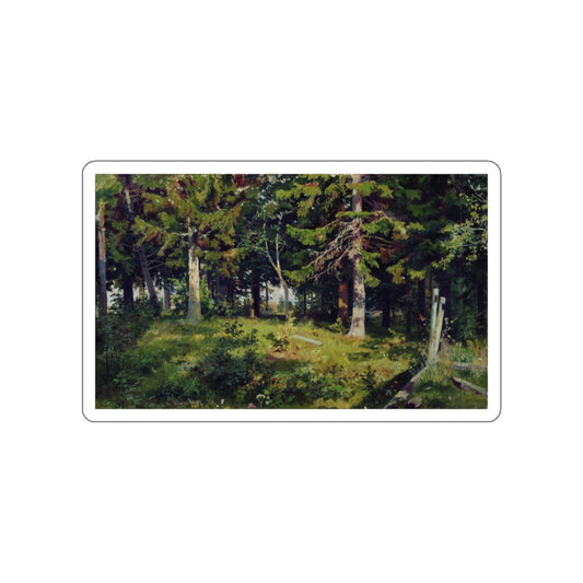 SHISKIN, Ivan Ivanovich - Glade 1889 (Artwork) STICKER Vinyl Die-Cut Decal-White-The Sticker Space