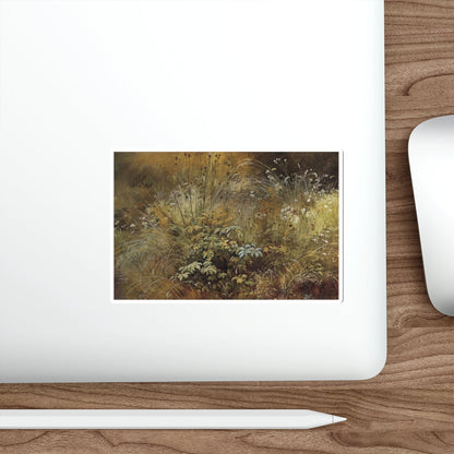 SHISKIN, Ivan Ivanovich - Grass. Study 1892 (Artwork) STICKER Vinyl Die-Cut Decal-The Sticker Space