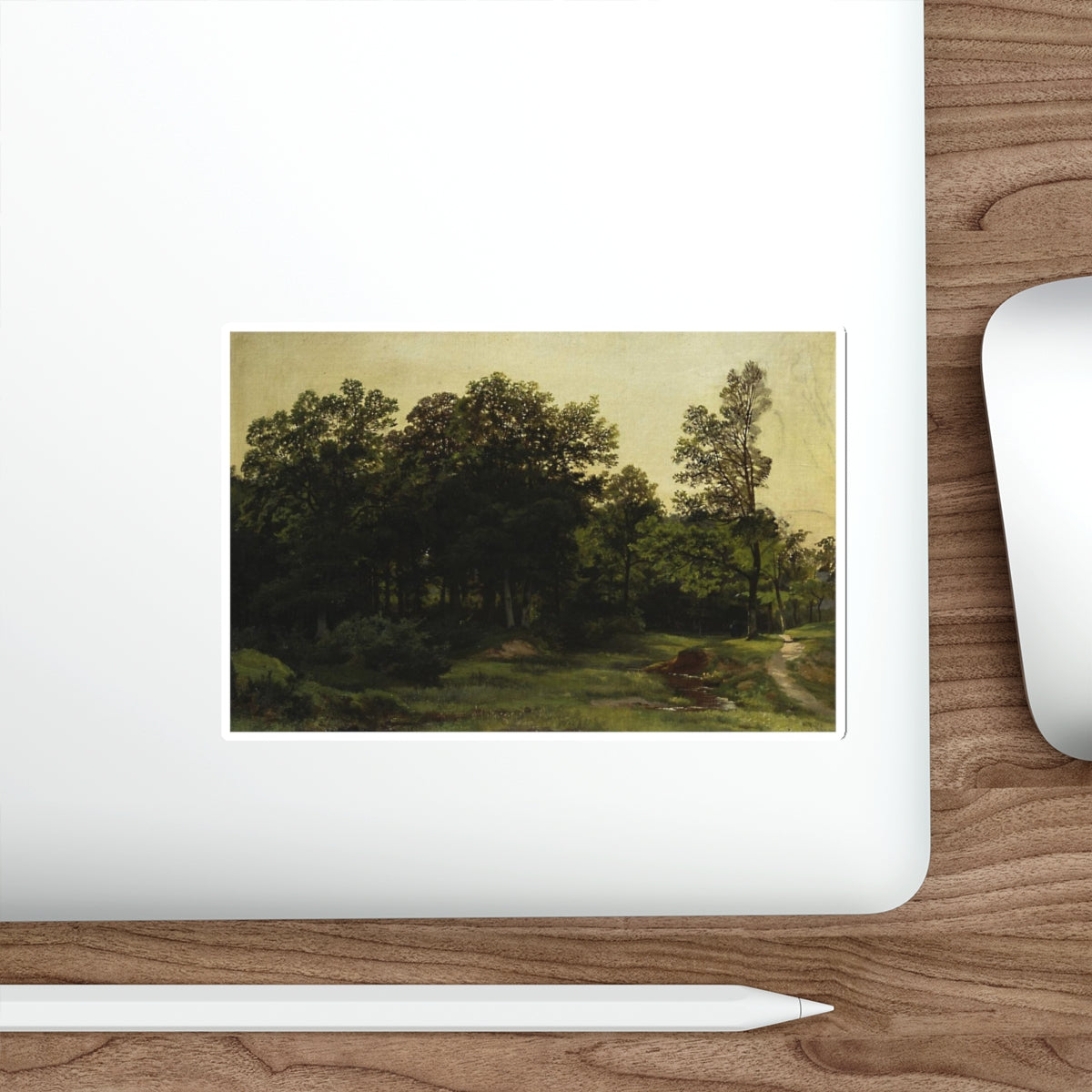 SHISKIN, Ivan Ivanovich - greenwood 1890 (Artwork) STICKER Vinyl Die-Cut Decal-The Sticker Space