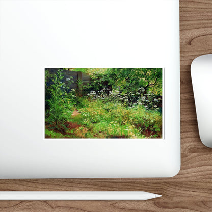 SHISKIN, Ivan Ivanovich - -Ground-grass. Pargolovo 1884-1885 (Artwork) STICKER Vinyl Die-Cut Decal-The Sticker Space