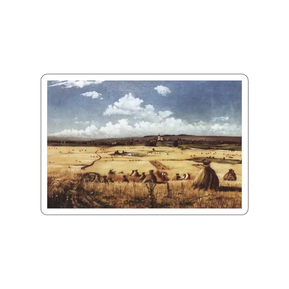 SHISKIN, Ivan Ivanovich - Harvest 185045H69 (Artwork) STICKER Vinyl Die-Cut Decal White Die-Cut 2 Inch - The Sticker Space
