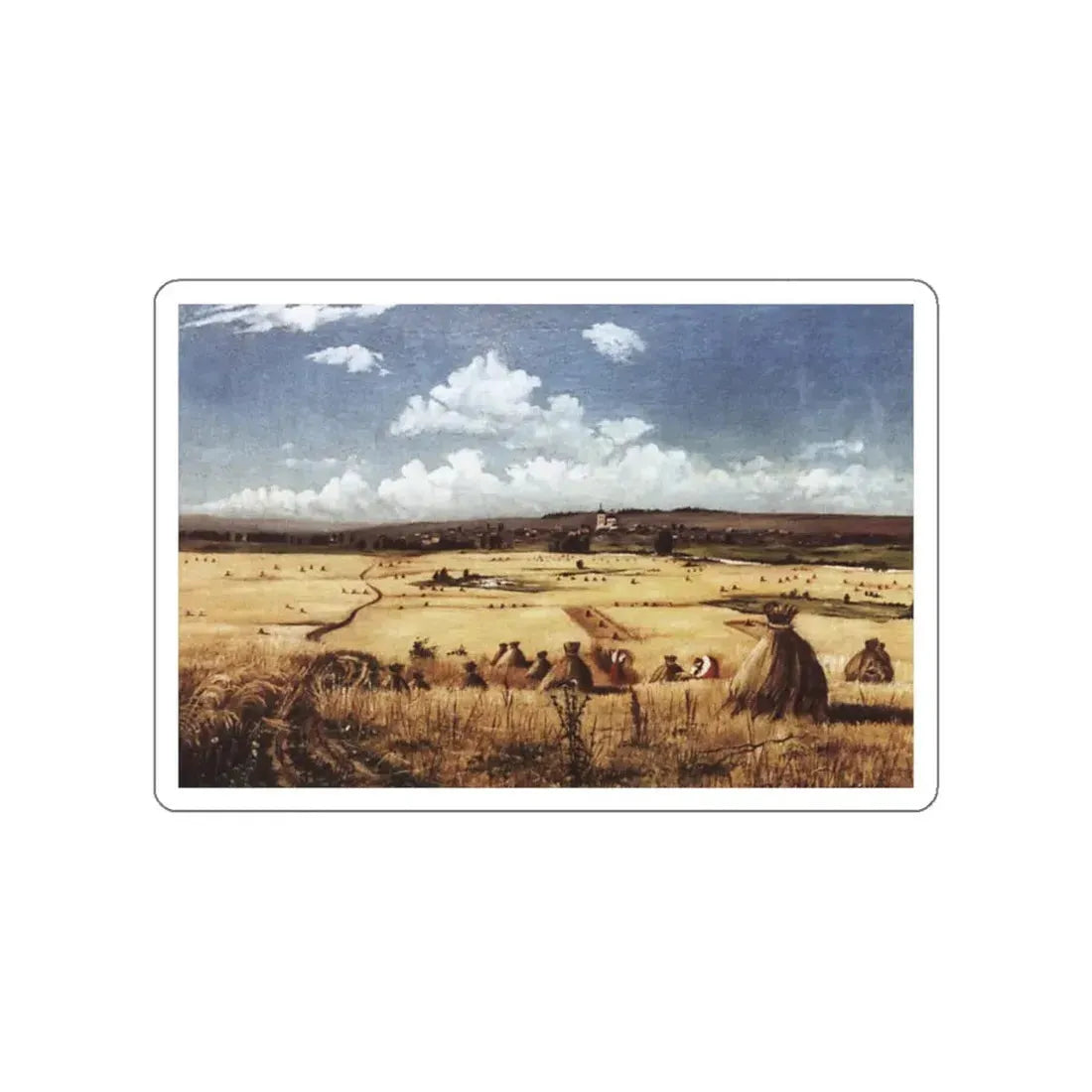 SHISKIN, Ivan Ivanovich - Harvest 185045H69 (Artwork) STICKER Vinyl Die-Cut Decal White Die-Cut 6 Inch - The Sticker Space