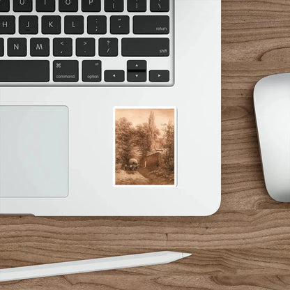 SHISKIN, Ivan Ivanovich - House in the Forest (Landscape with a van) (Artwork) STICKER Vinyl Die-Cut Decal - The Sticker Space