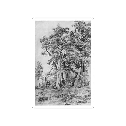 SHISKIN, Ivan Ivanovich - In the forest 1889 (Artwork) STICKER Vinyl Die-Cut Decal White Die-Cut 3 Inch - The Sticker Space