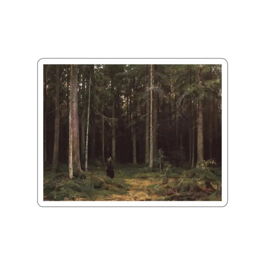 SHISKIN, Ivan Ivanovich - In the forest Countess Mordvinovoj (Artwork) STICKER Vinyl Die-Cut Decal White Die-Cut 2 Inch - The Sticker Space