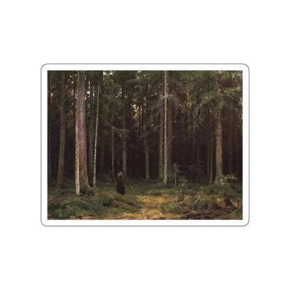 SHISKIN, Ivan Ivanovich - In the forest Countess Mordvinovoj (Artwork) STICKER Vinyl Die-Cut Decal White Die-Cut 6 Inch - The Sticker Space