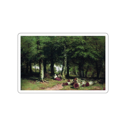 SHISKIN, Ivan Ivanovich - In the Grove 1869 (Artwork) STICKER Vinyl Die-Cut Decal-White-The Sticker Space