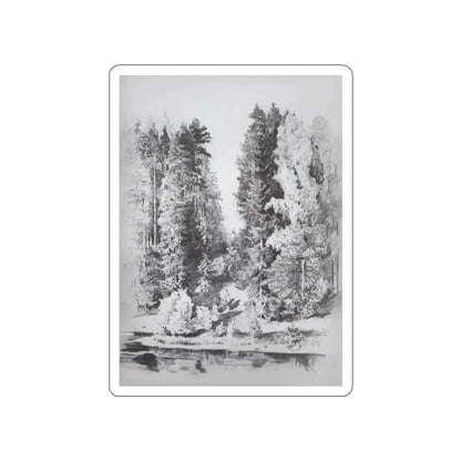 SHISKIN, Ivan Ivanovich - In the Park 1880 (Artwork) STICKER Vinyl Die-Cut Decal White Die-Cut 2 Inch - The Sticker Space