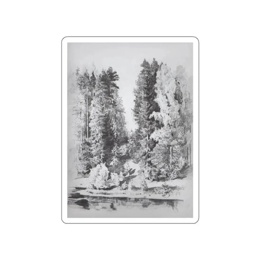 SHISKIN, Ivan Ivanovich - In the Park 1880 (Artwork) STICKER Vinyl Die-Cut Decal White Die-Cut 2 Inch - The Sticker Space