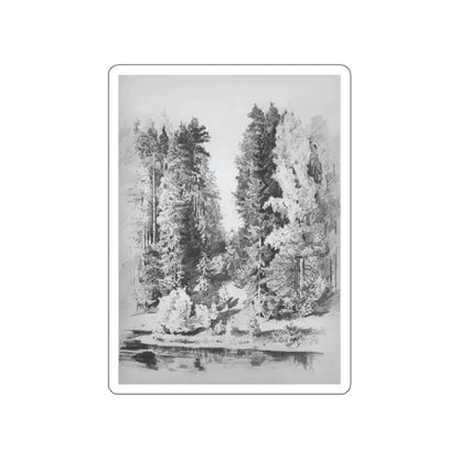 SHISKIN, Ivan Ivanovich - In the Park 1880 (Artwork) STICKER Vinyl Die-Cut Decal White Die-Cut 5 Inch - The Sticker Space