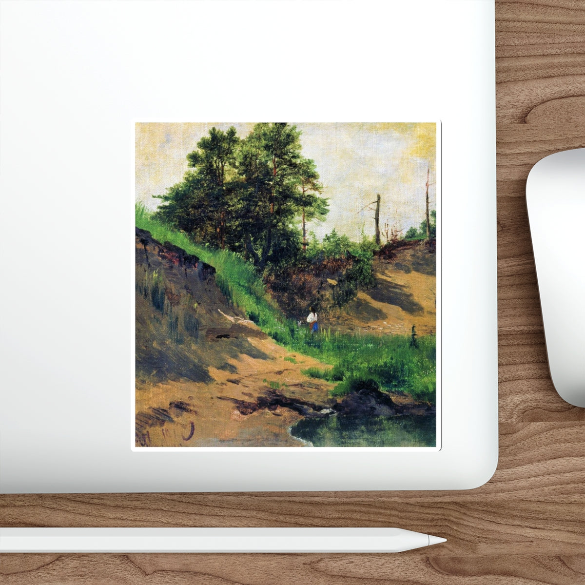 SHISKIN, Ivan Ivanovich - Landscape 1896 2 (Artwork) STICKER Vinyl Die-Cut Decal-The Sticker Space