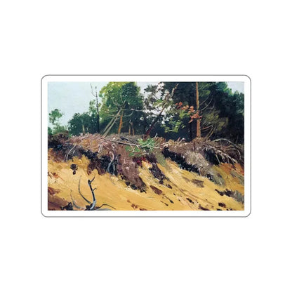 SHISKIN, Ivan Ivanovich - Landscape. Termination. Etude (Artwork) STICKER Vinyl Die-Cut Decal White Die-Cut 3 Inch - The Sticker Space
