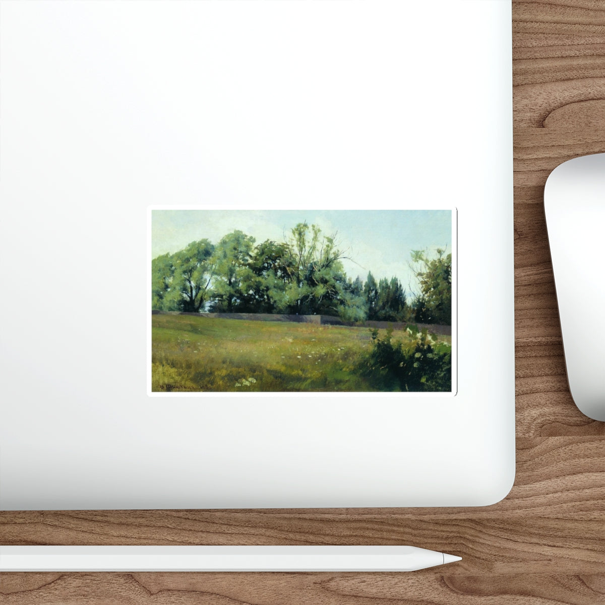 SHISKIN, Ivan Ivanovich - Landscape. 1898 (Artwork) STICKER Vinyl Die-Cut Decal-The Sticker Space