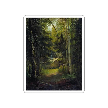 SHISKIN, Ivan Ivanovich - lodge vlesu 1870 (Artwork) STICKER Vinyl Die-Cut Decal White Die-Cut 3 Inch - The Sticker Space