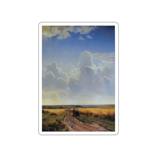 SHISKIN, Ivan Ivanovich - Midday in the Vicinity of Moscow (Artwork) STICKER Vinyl Die-Cut Decal White Die-Cut 2 Inch - The Sticker Space