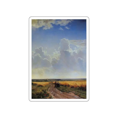 SHISKIN, Ivan Ivanovich - Midday in the Vicinity of Moscow (Artwork) STICKER Vinyl Die-Cut Decal White Die-Cut 5 Inch - The Sticker Space