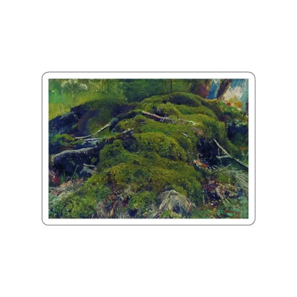 SHISKIN, Ivan Ivanovich - Moss. Roots. Etude (Artwork) STICKER Vinyl Die-Cut Decal White Die-Cut 2 Inch - The Sticker Space