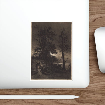 SHISKIN, Ivan Ivanovich - Night. 1886 (Artwork) STICKER Vinyl Die-Cut Decal-The Sticker Space